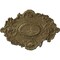 Ekena Millwork Kinsley Flowing Leaf Ceiling Medallion, 30 3/8"W x 20 3/4"H x 1"P, Mississippi Mud Crackle CM30KIMMC - alternate 1